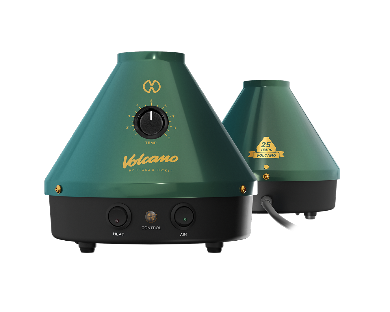 VOLCANO CLASSIC 25 Years Edition Vaporizer in Jubiläums-Edition Grün Gold
