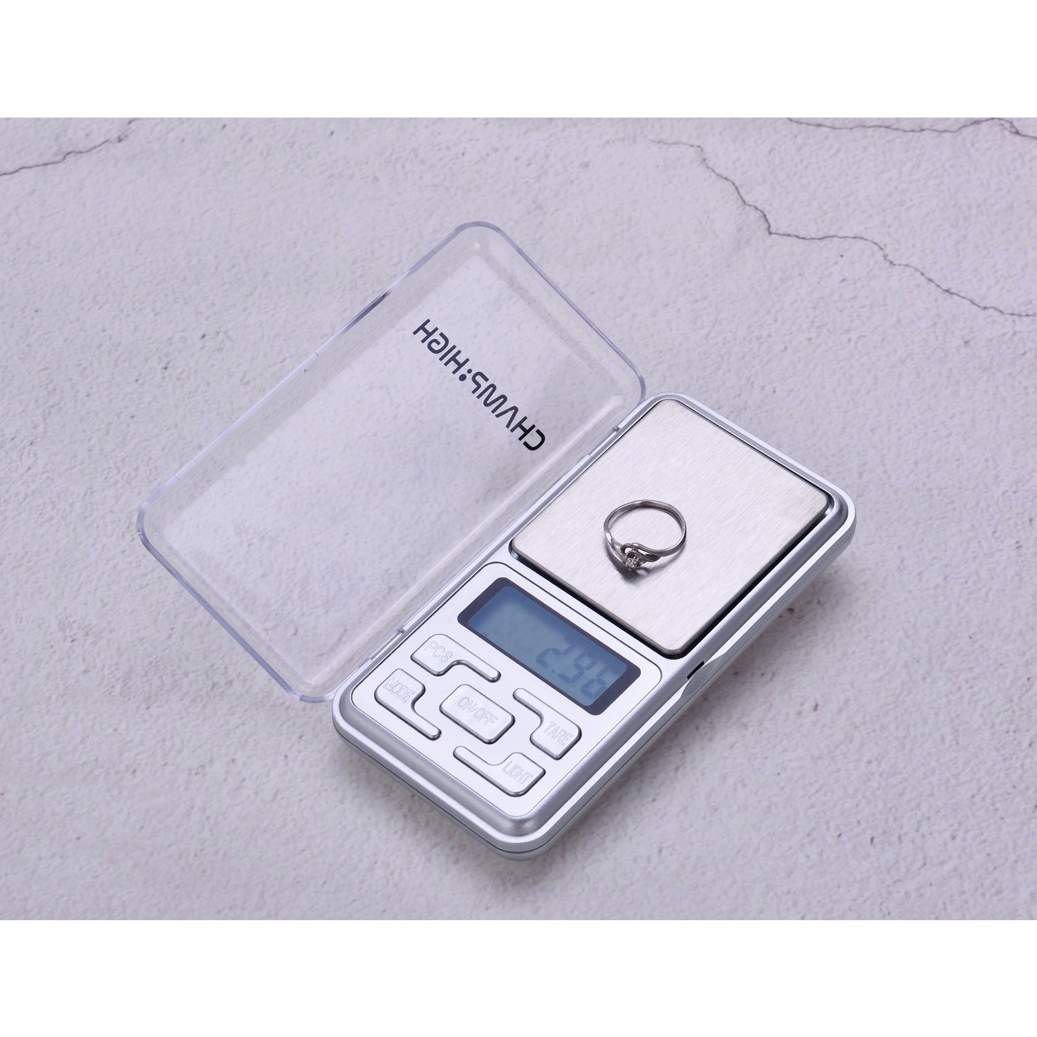 Champ High - Digitalwaage 0,01-200g inkl. Batterien Anwenderbeispiel