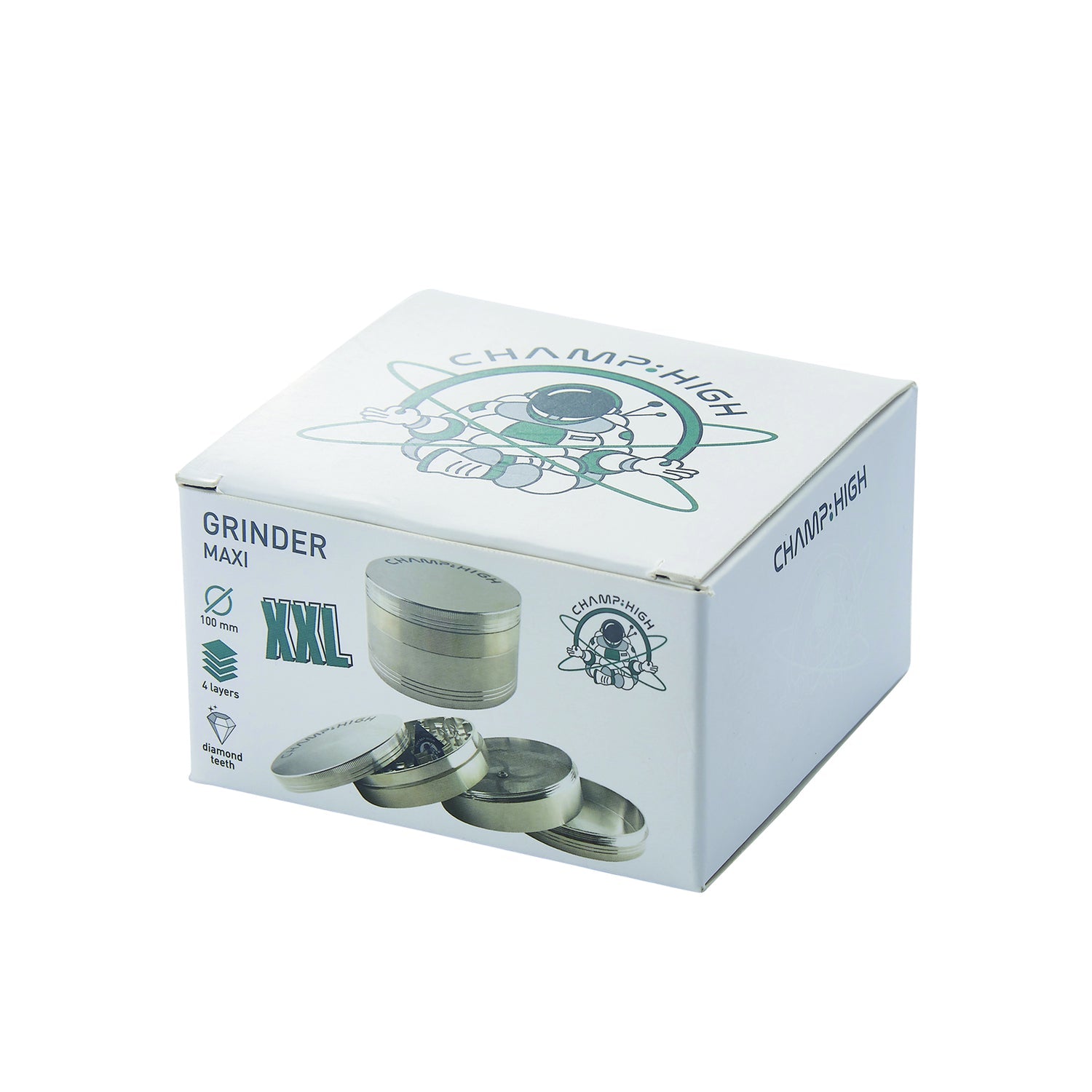 Champ High Maxi-Grinder 4-tlg. Ø 100mm in XXL