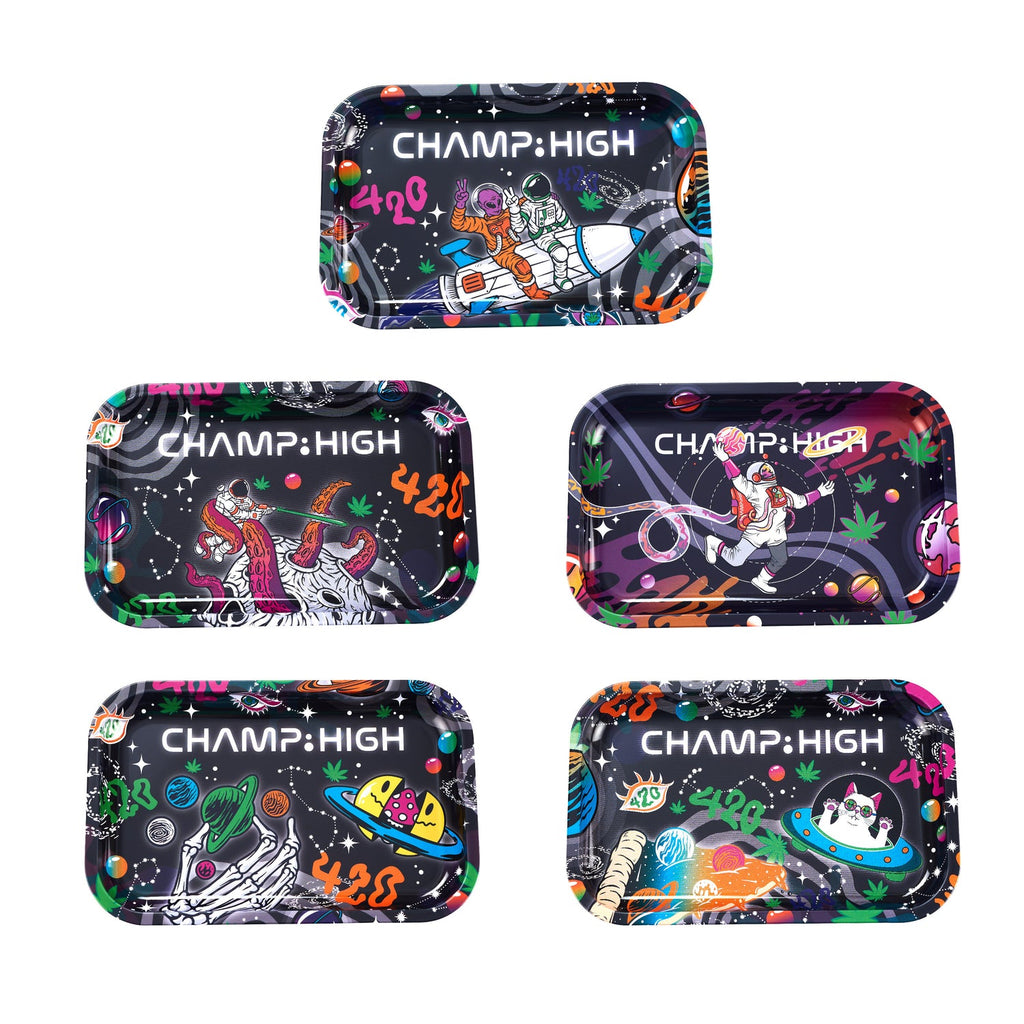 Champ High Rolling Tray, 275x175mm in 5 Designs