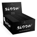 Sloow - Black King Size Slim - 32 Blatt + 32 Filtertips pro Packung 24 Packungen je Papier : 109x44mm Display Case