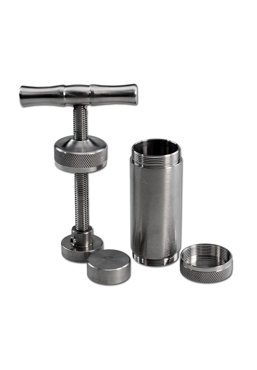 Black Leaf T-Press Pollenpresse Edelstahl in 3 Größen - dein-Onlineheadshop.de