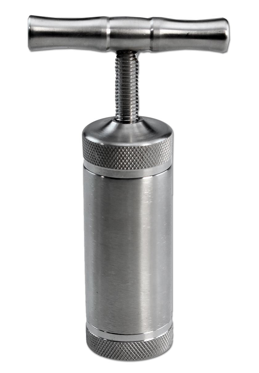 Black Leaf T-Press Pollenpresse Edelstahl in 3 Größen - dein-Onlineheadshop.de