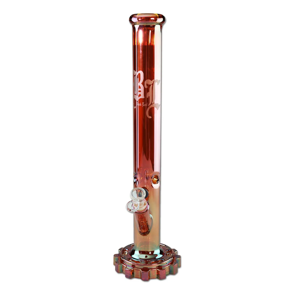 Black Leaf "Gear" Eis-Bong Regenbogeneffekt - Höhe 440mm