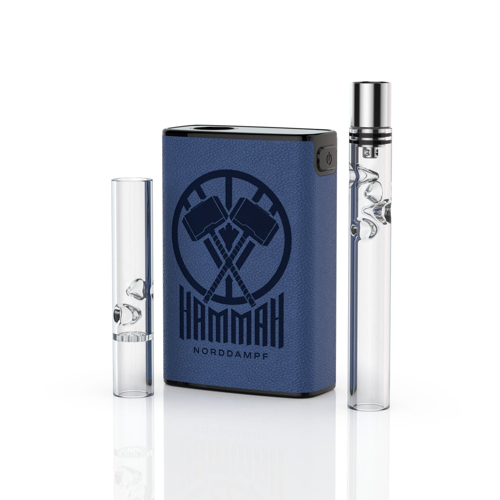 HAMMAH Vaporizer von Norddampf in Nordic Blue mit Zubehör