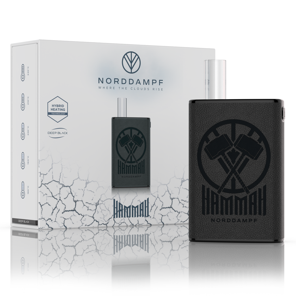 HAMMAH Vaporizer von Norddampf in Deep Black mit OVP