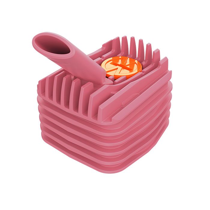 Storz & Bickel Kühleinheit mit Mundstück für Veazy Verdampfer Charming Pink