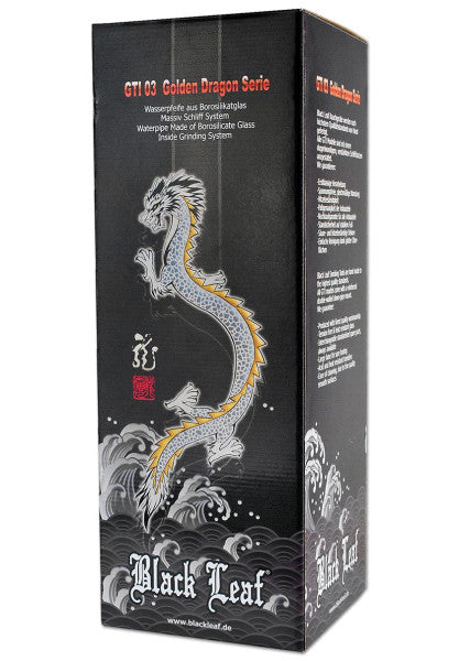 Black Leaf "Golden Dragon" Bong in OVP